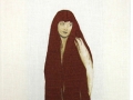 No title (2006) Transferprint and embroidery on cotton (48 x 20 cm) private collection