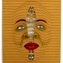 Lines Lady (2023) mixed media on paper and cardboard / 29 x 22 x 2,2 cm