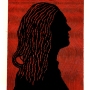 Silhouet (2024) mixed media on paper and cardboard,30 x 23 x 3 cm