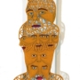 Totemhead (2022) 192 x 42 x 7 cm / Mixed media on paper